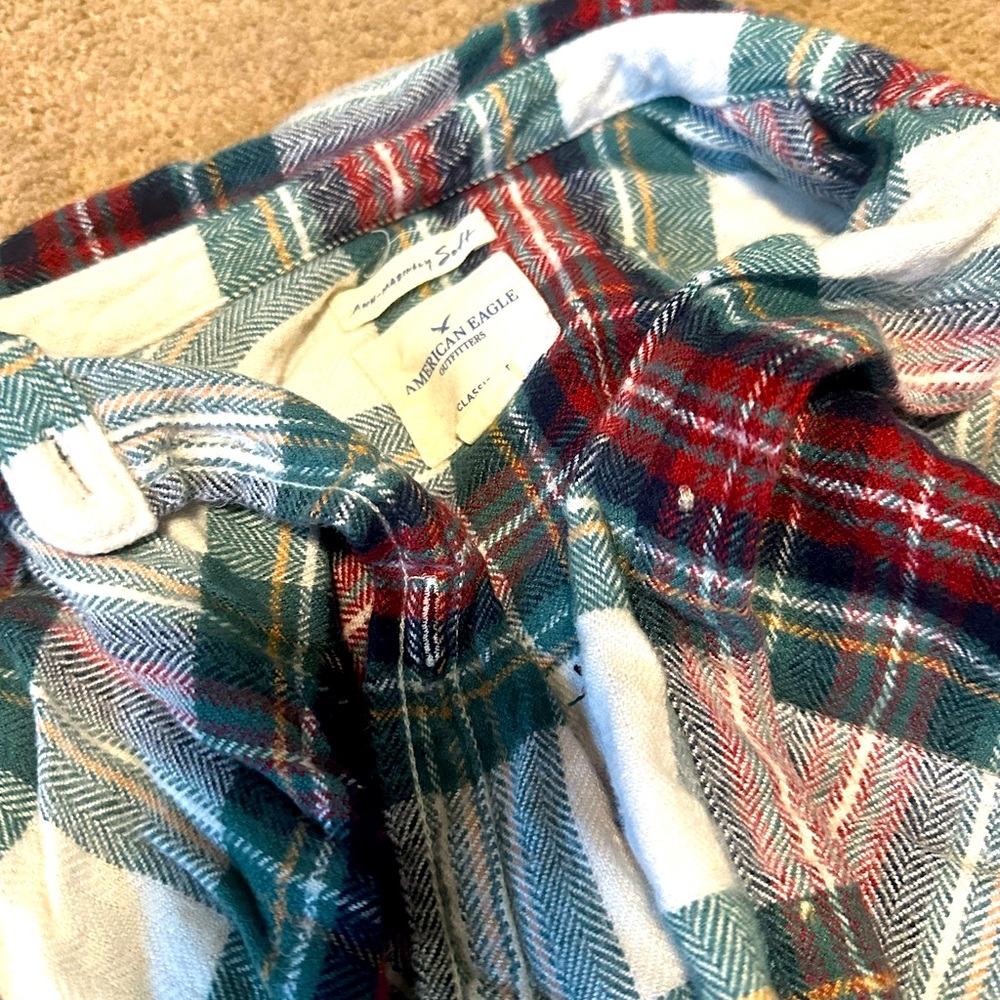 American Eagle flannel button down